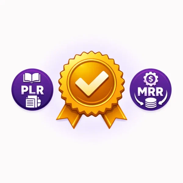 PLR and MRR terms — modify, rebrand, resell and keep 100% profit