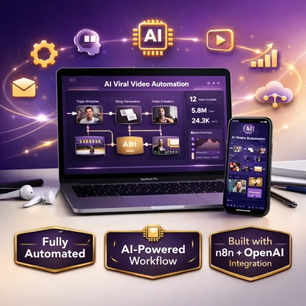 AI viral video automation TikTok workflow — VEO 3 and n8n automated content pipeline