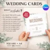 300+ All-in-One Wedding Bundle | Canva Templates PLR & MRR - Planner, Invitations, Itinerary & Party Games