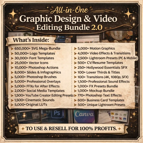 100 Million+ PLR & MRR Digital Products Mega Bundle