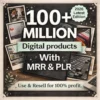 100 million+ PLR MRR digital products mega bundle — passive income courses templates and resell rights